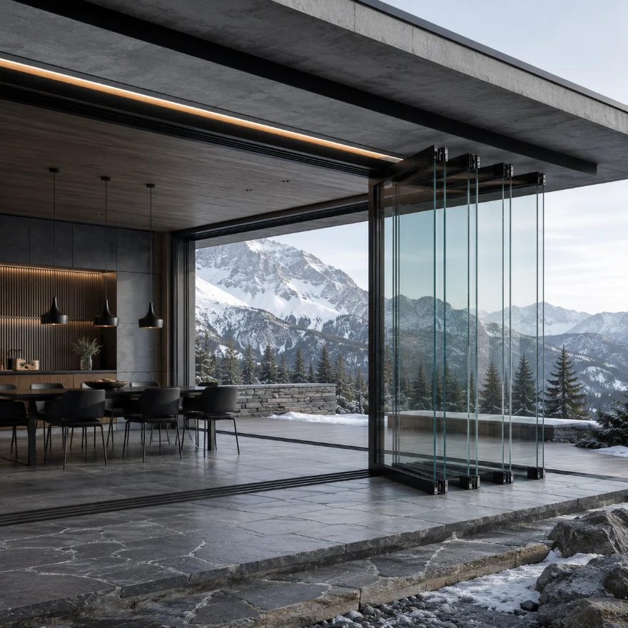 Холодные складные конструкции — светопрозрачные конструкции Infacade