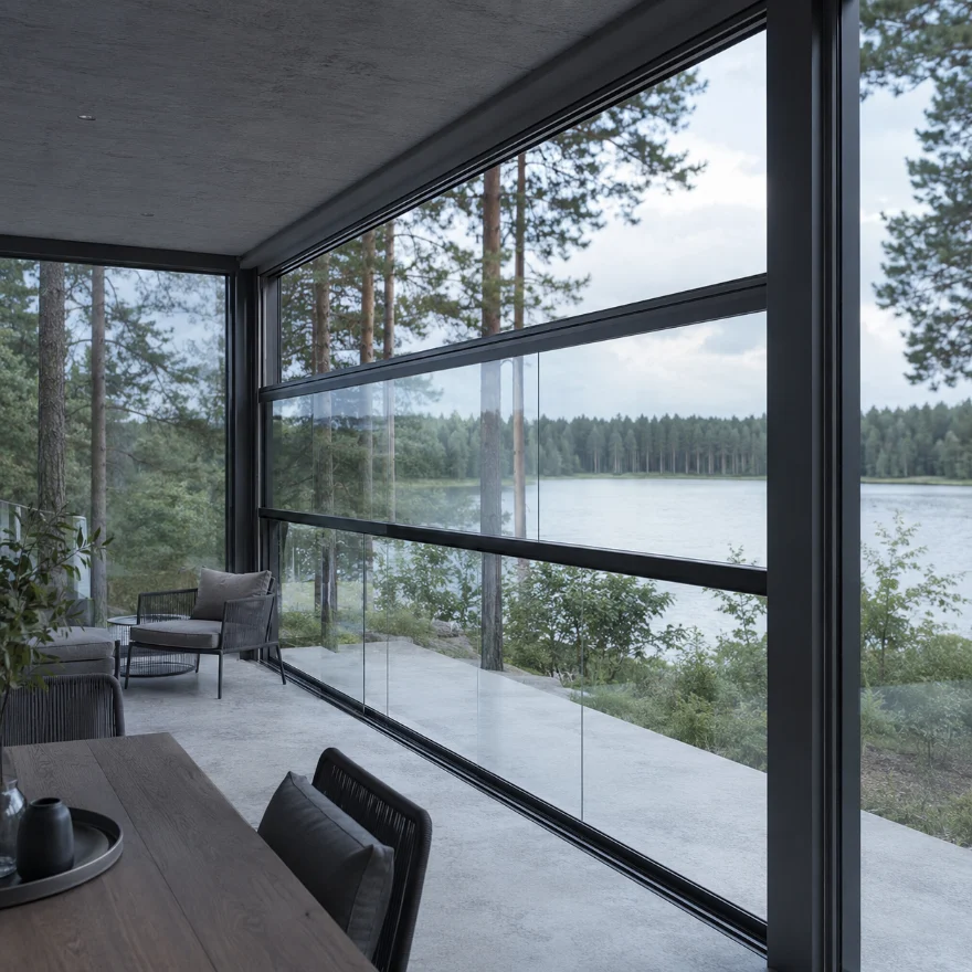 Гильотинное остекление — светопрозрачные конструкции Infacade