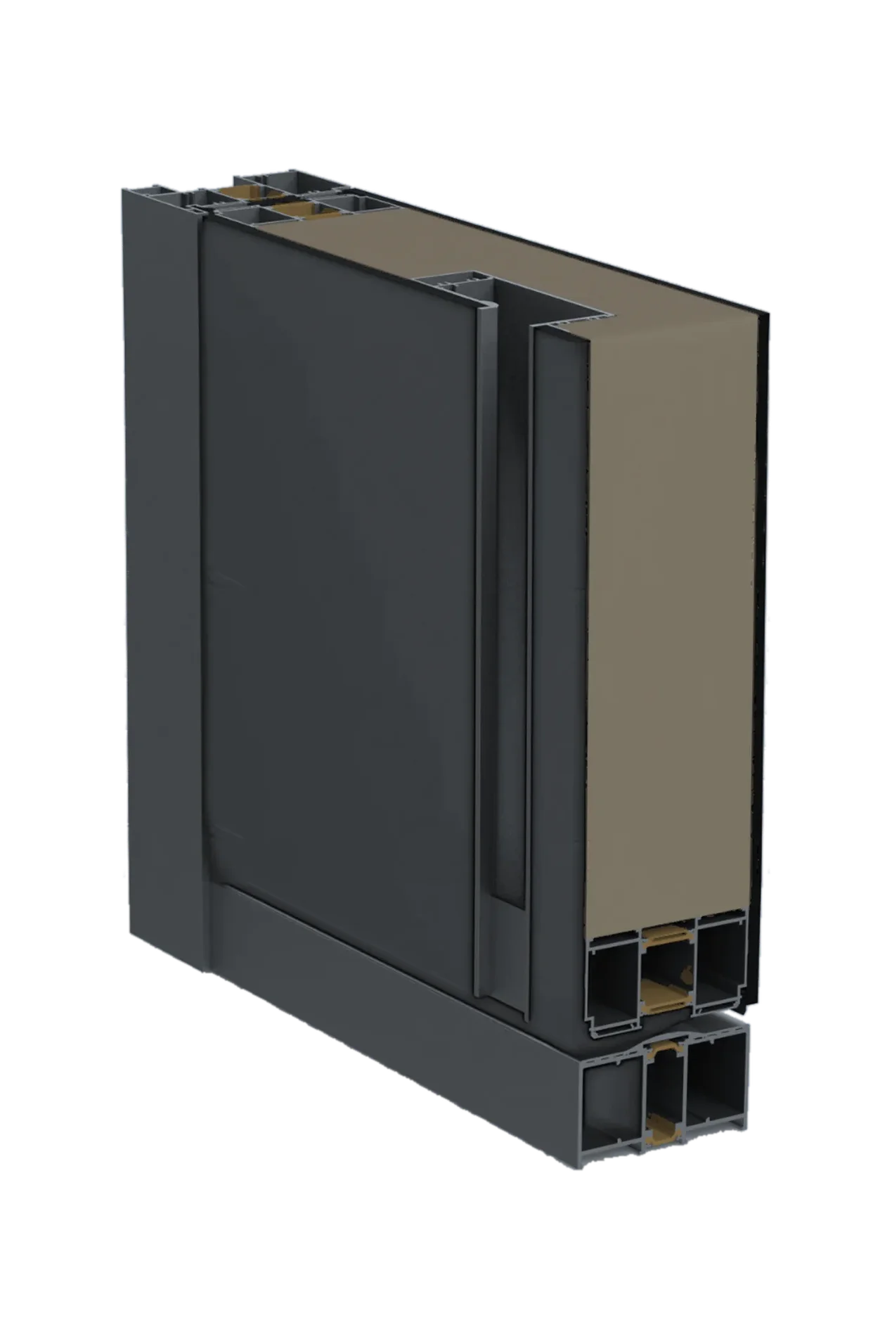 Сечение профиля Alumil SD115
